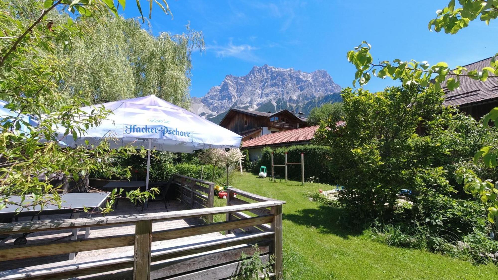 Haus Alpengluehen Appartement Ehrwald Buitenkant foto